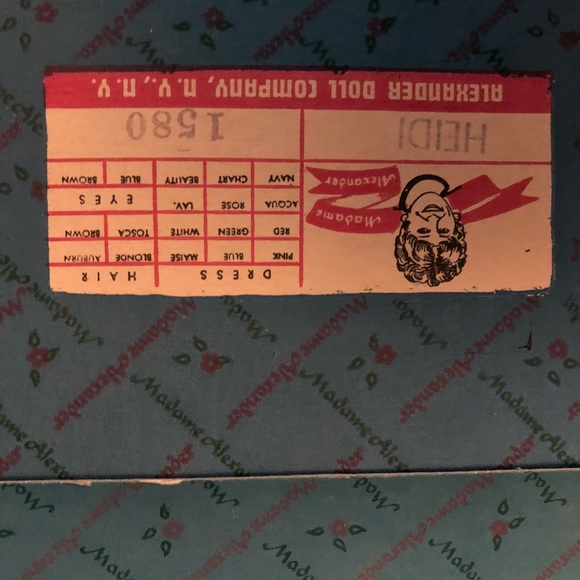 Madame Alexander Heidi doll 1580 - Picture 2 of 4